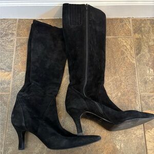 Elegant Black Women's Heeled Boots
